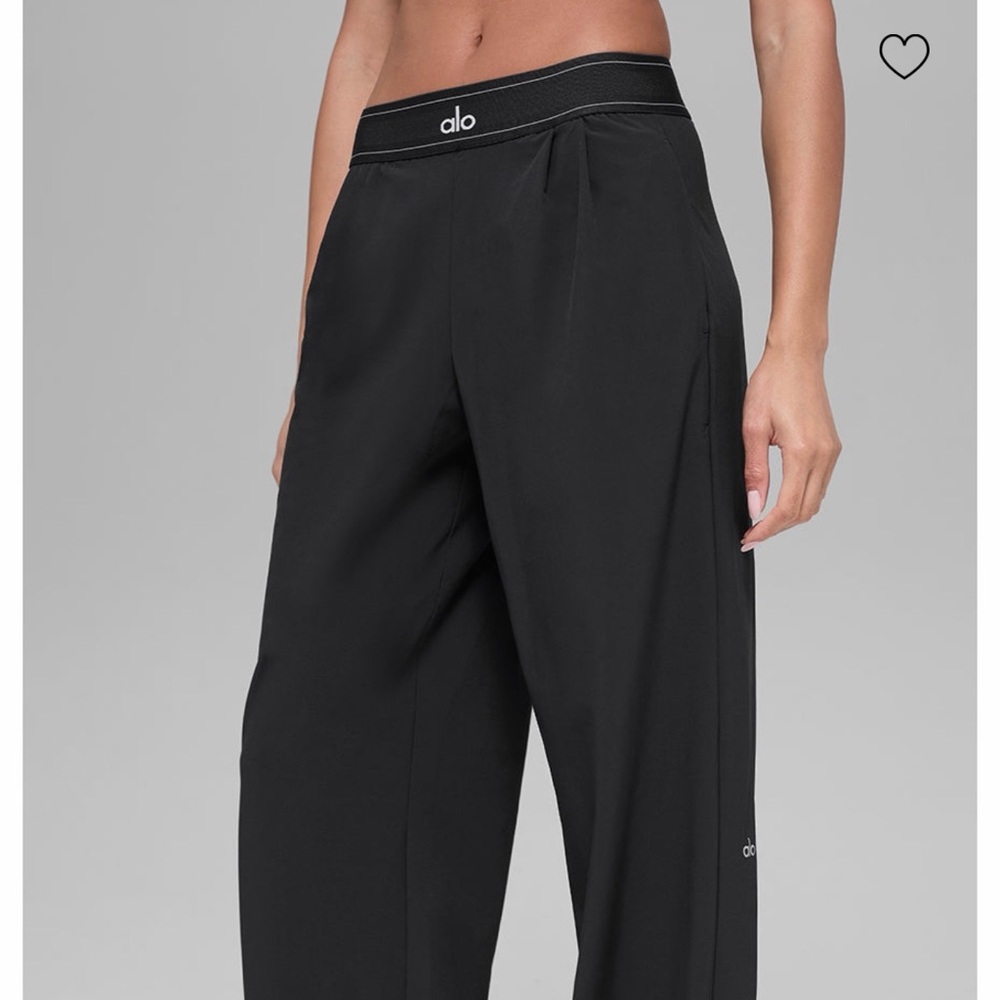 ALO Yoga Black Wide-Leg Pants